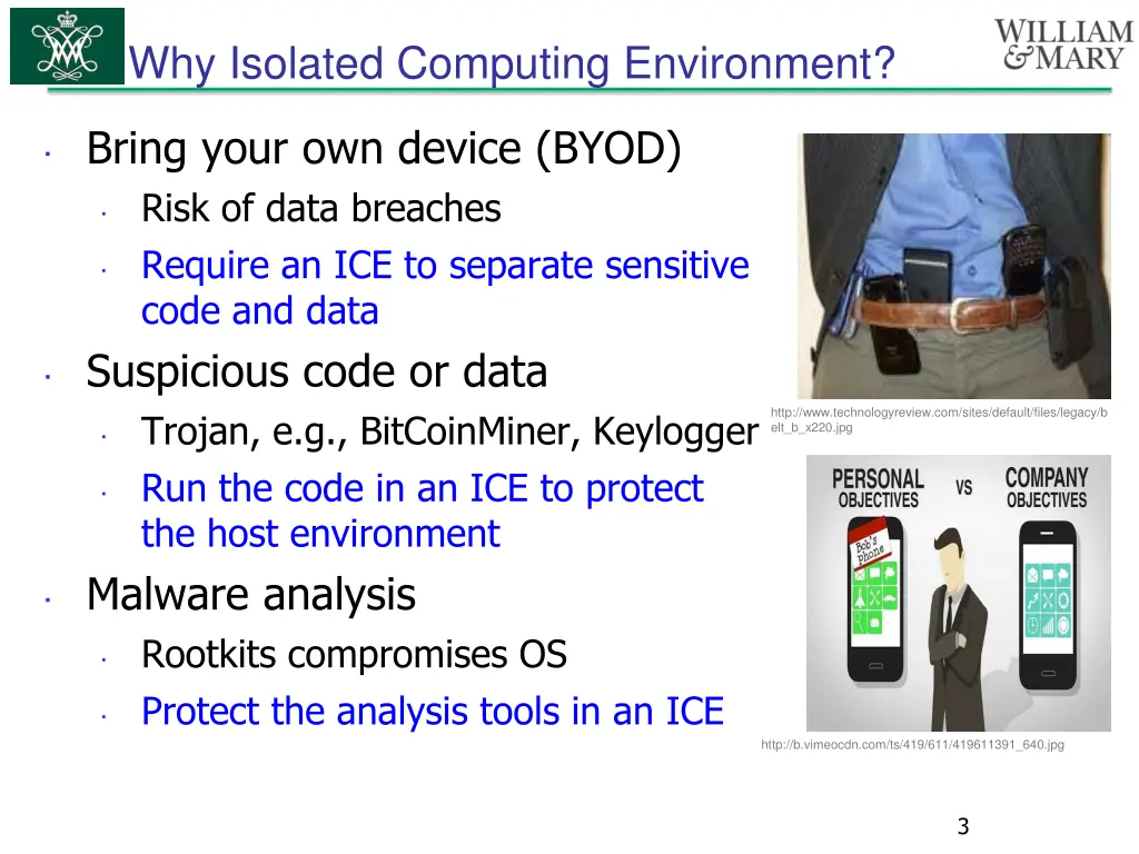 why isolated computing environment