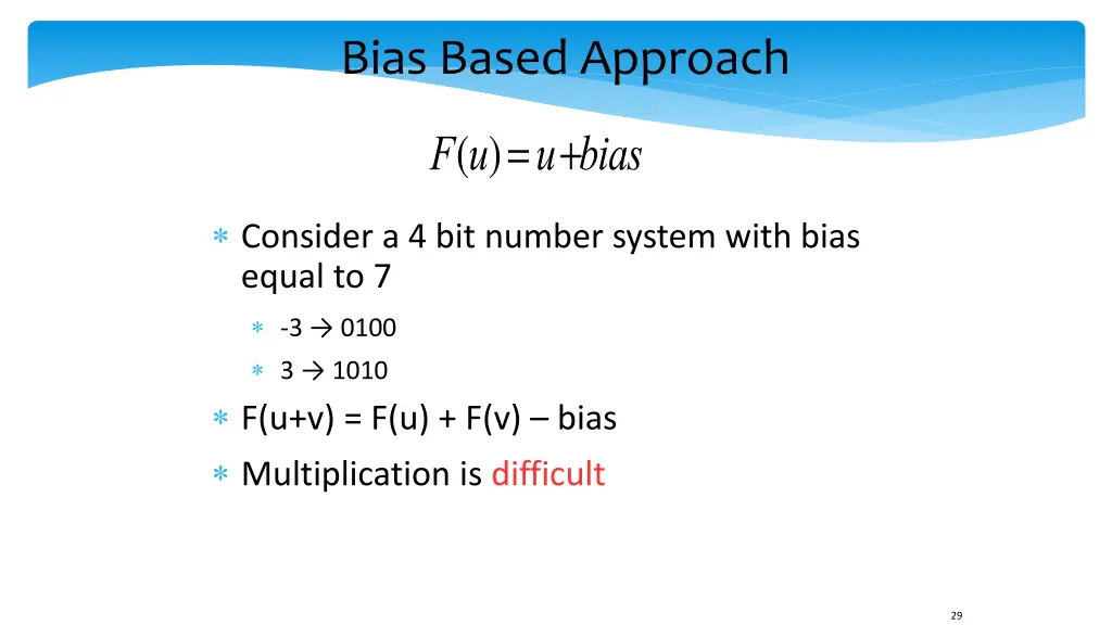 bias based approach