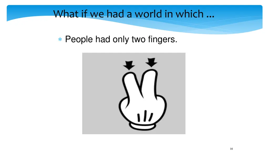 what if we had a world in which