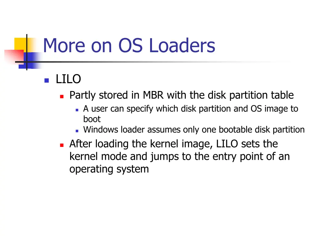more on os loaders