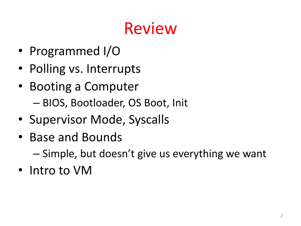 review