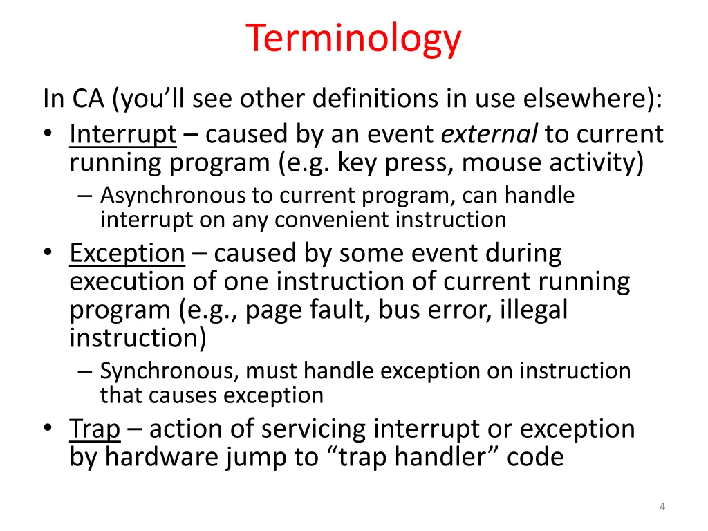 terminology