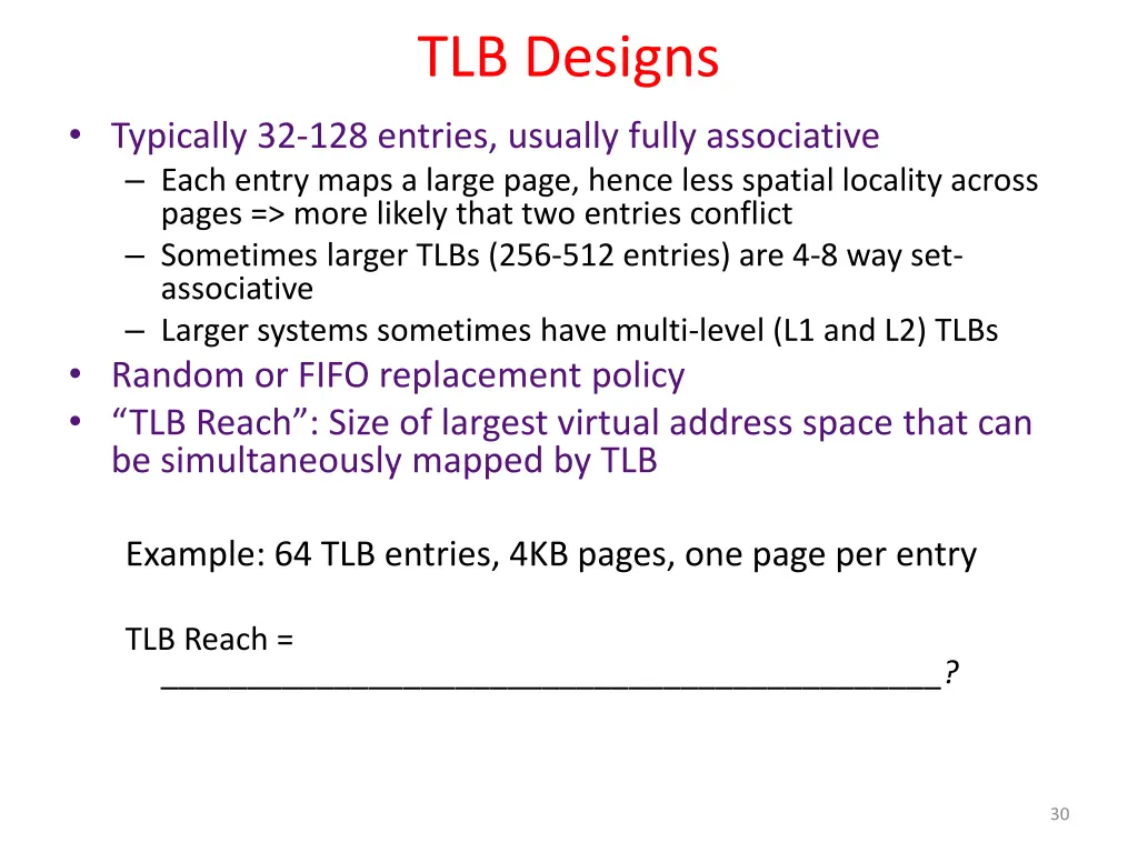 tlb designs