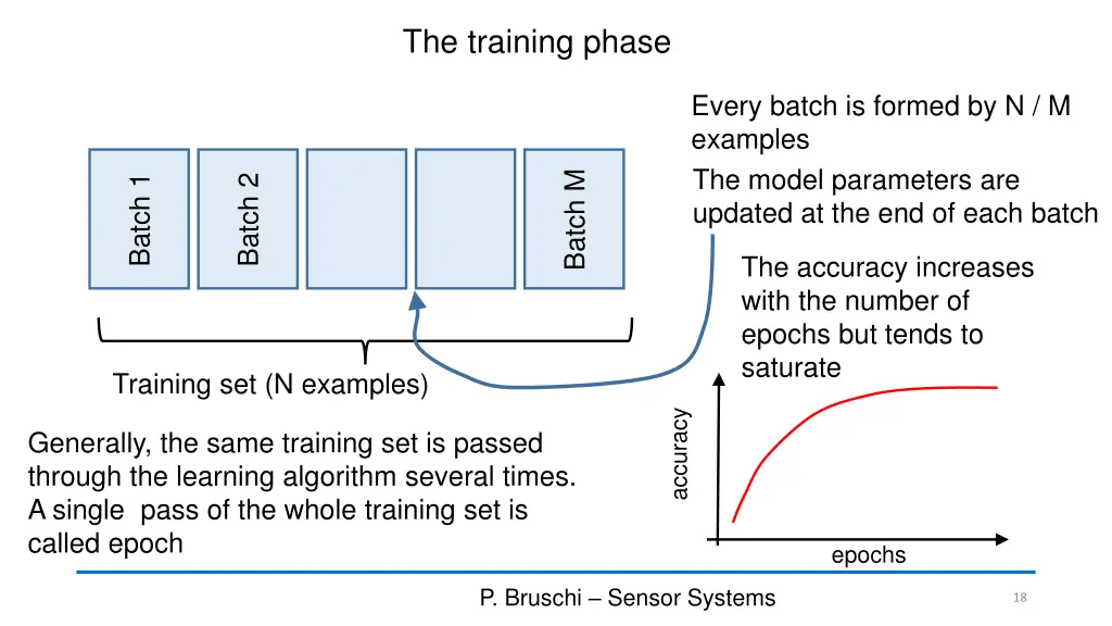 the training phase