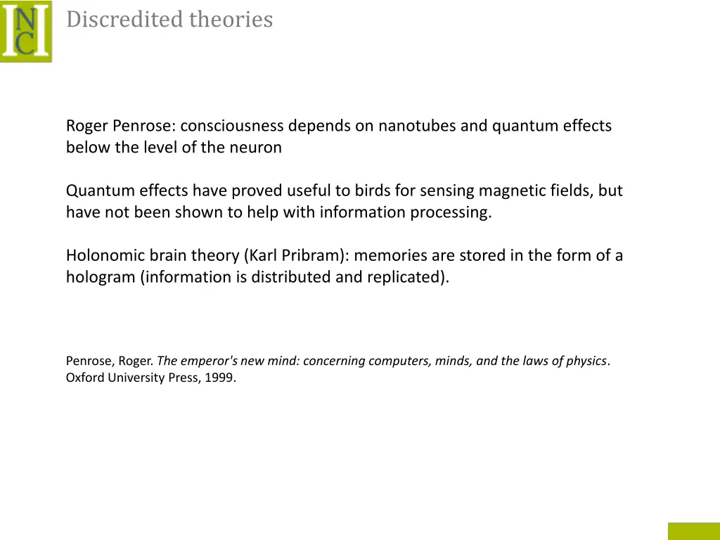 discredited theories