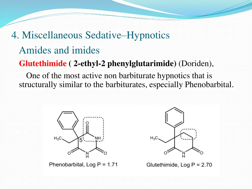 4 miscellaneous sedative hypnotics amides