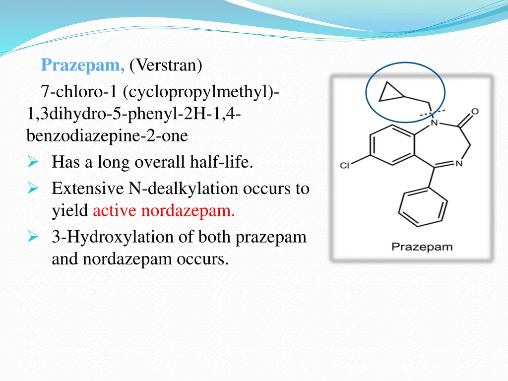 prazepam verstran 7 chloro 1 cyclopropylmethyl