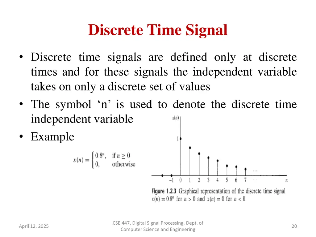 discrete time signal