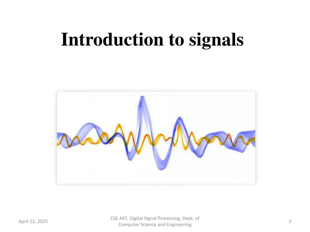 introduction to signals