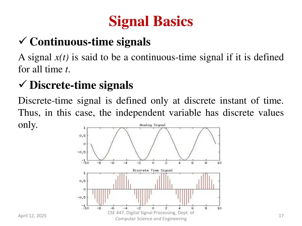 signal basics 2