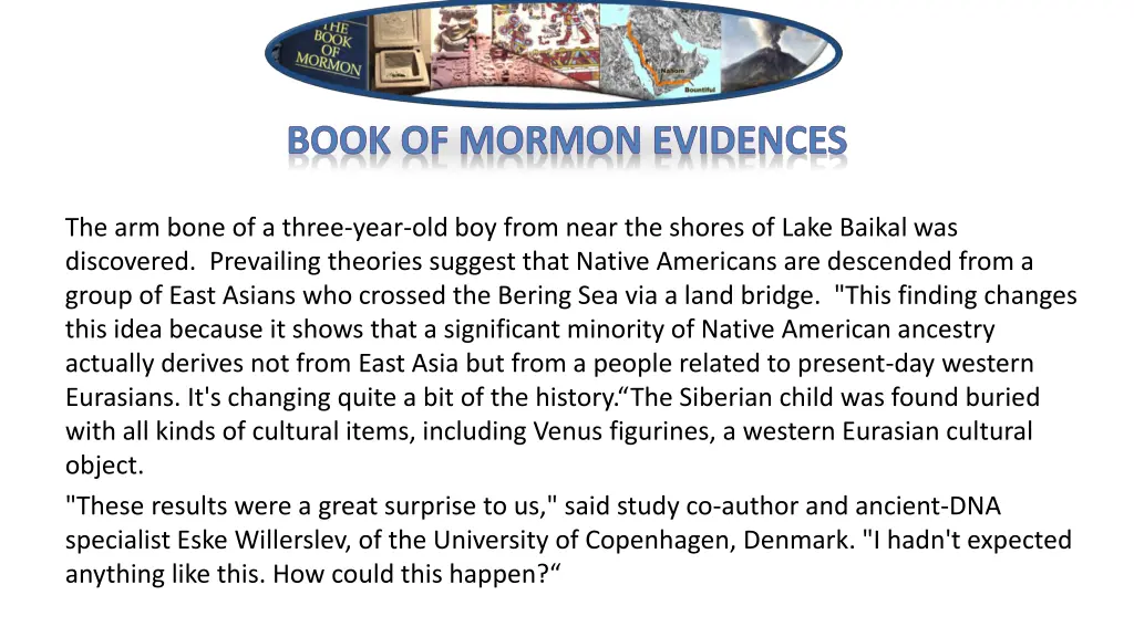 book of mormon evidences 3