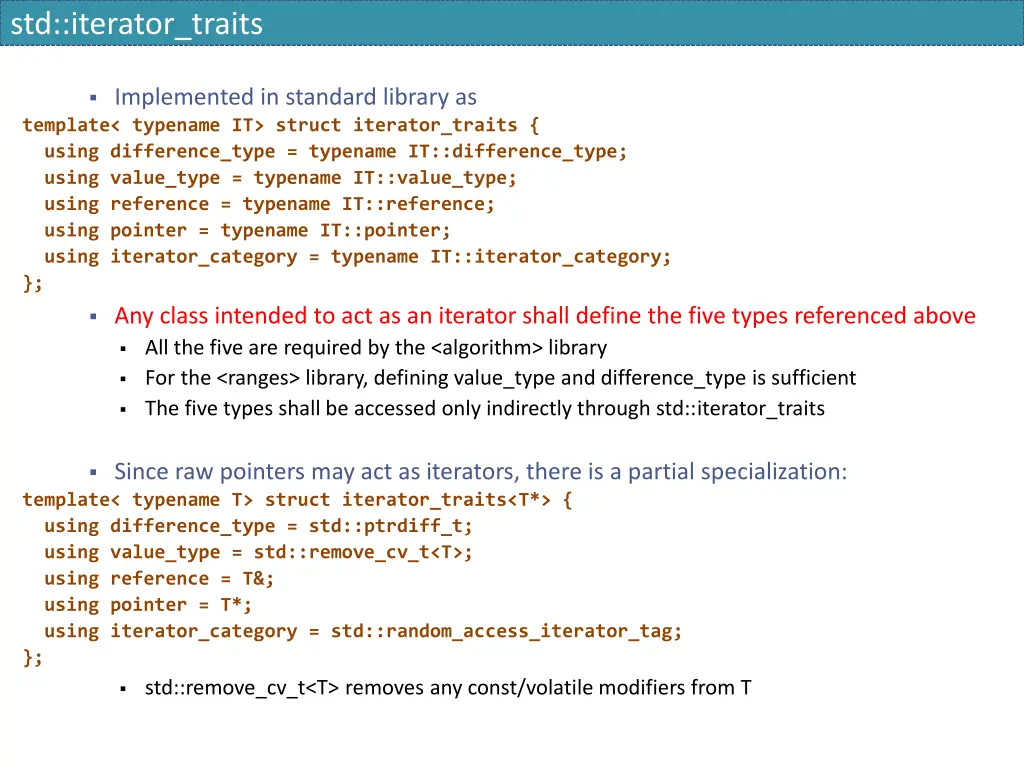 std iterator traits 1