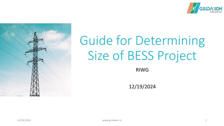 guide for determining size of bess project