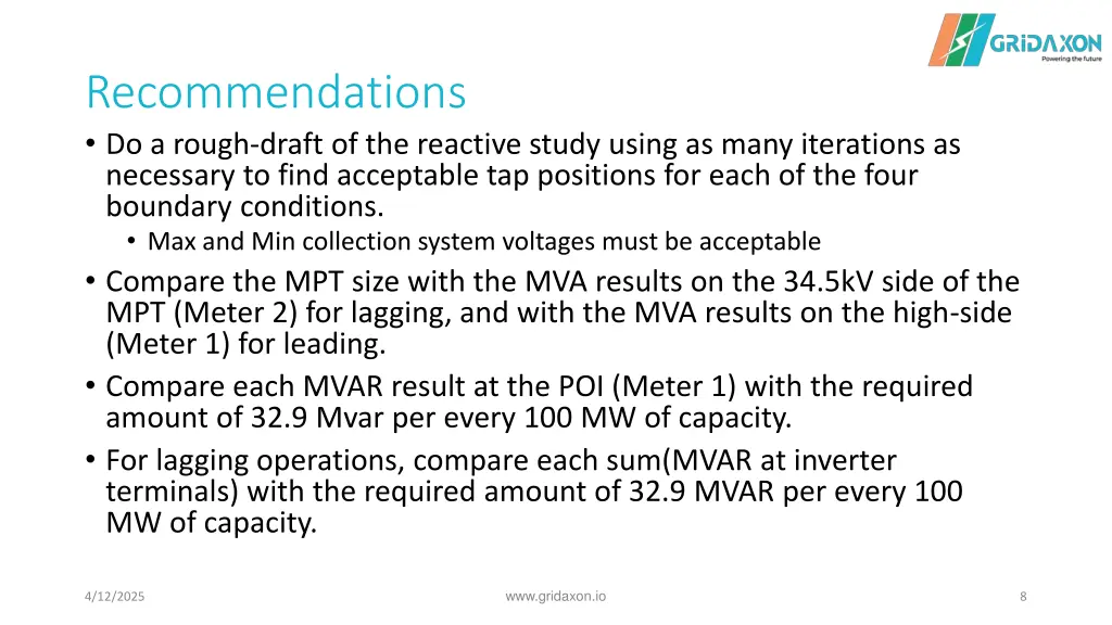 recommendations do a rough draft of the reactive