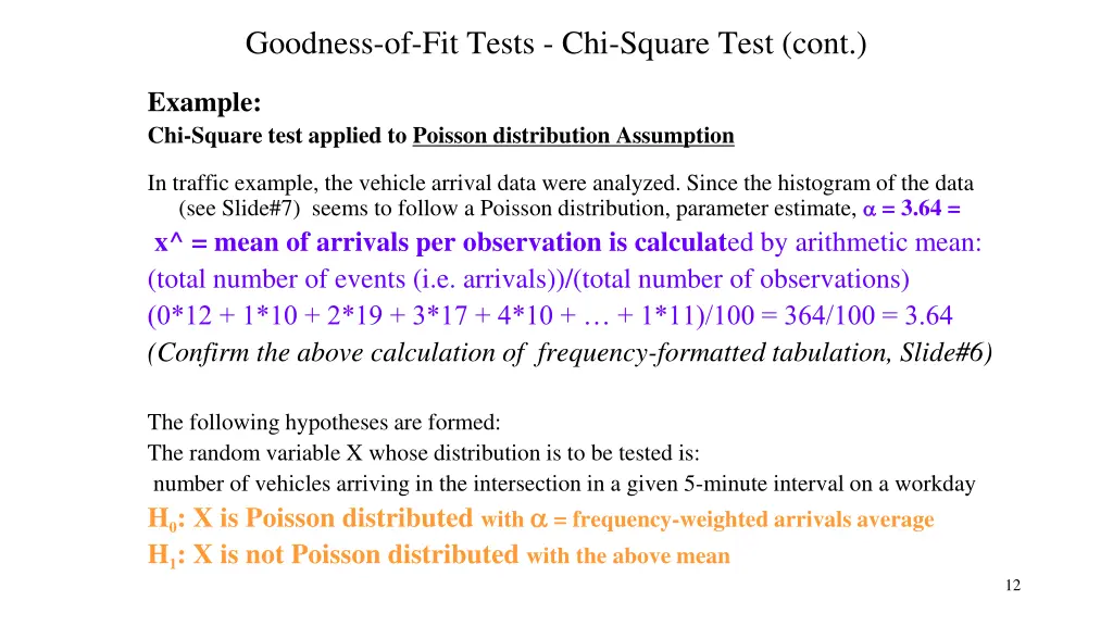 goodness of fit tests chi square test cont