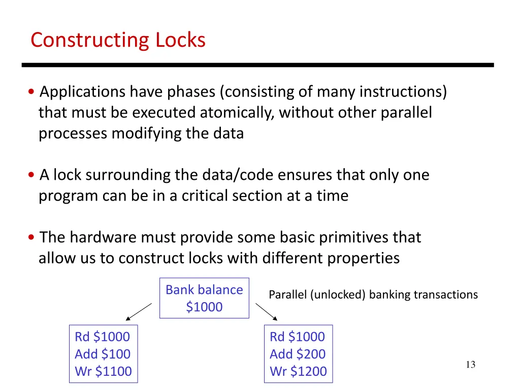 constructing locks