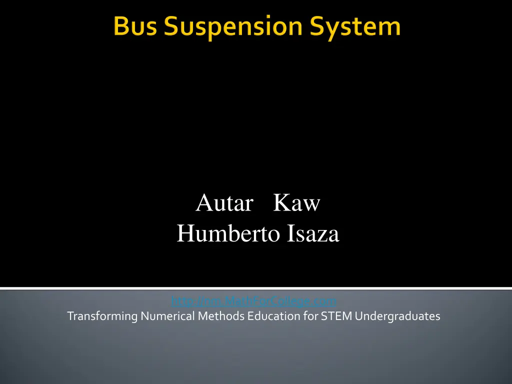 autar kaw humberto isaza