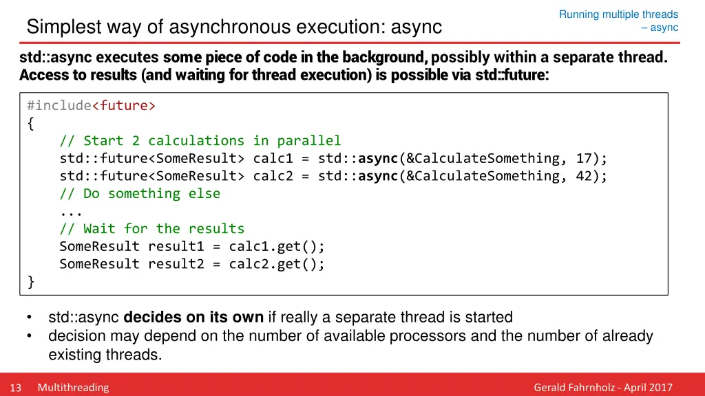running multiple threads 1