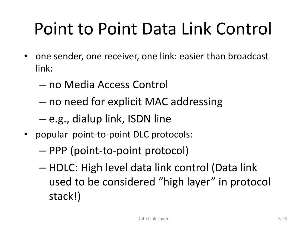 point to point data link control