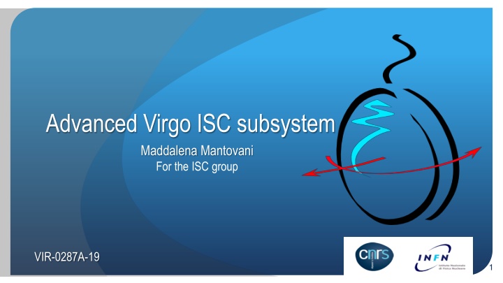 advanced virgo isc subsystem maddalena mantovani