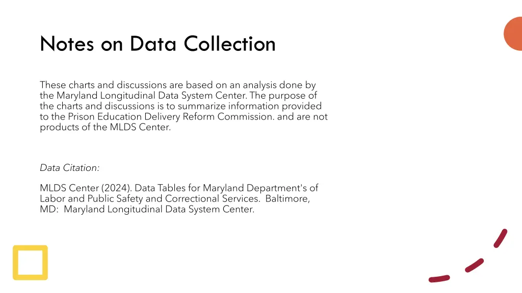 notes on data collection