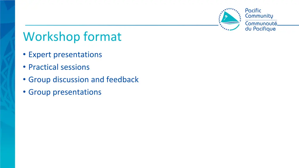 workshop format