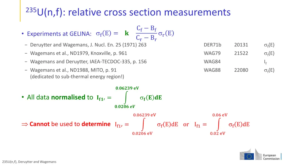 235 u n f relative cross section measurements 1