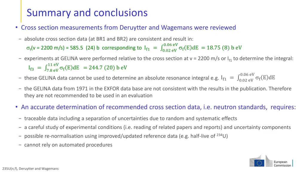 summary and conclusions