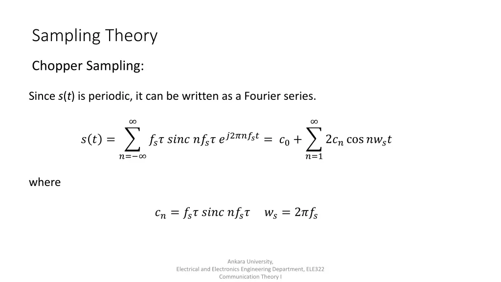 sampling theory 3