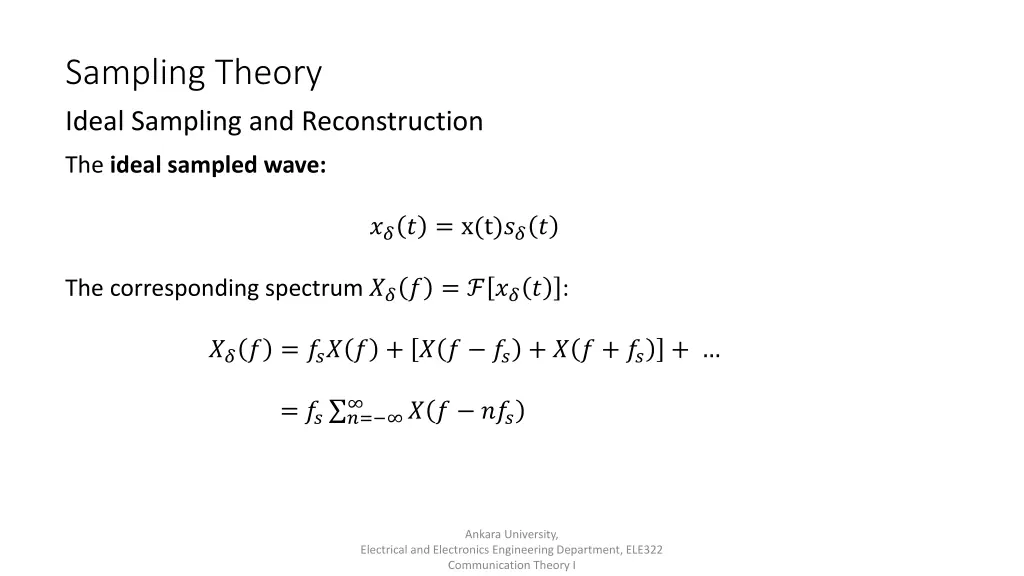 sampling theory ideal sampling and reconstruction 2