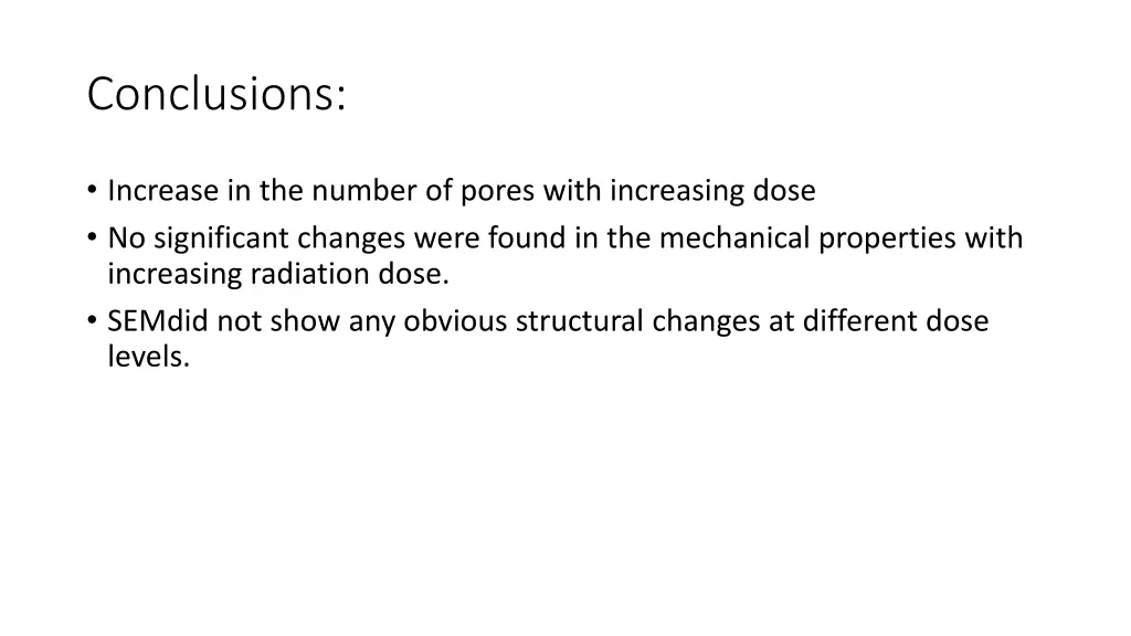 conclusions