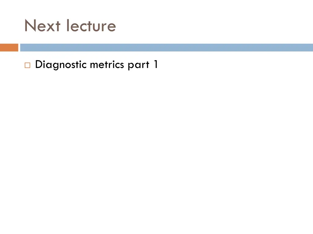 next lecture