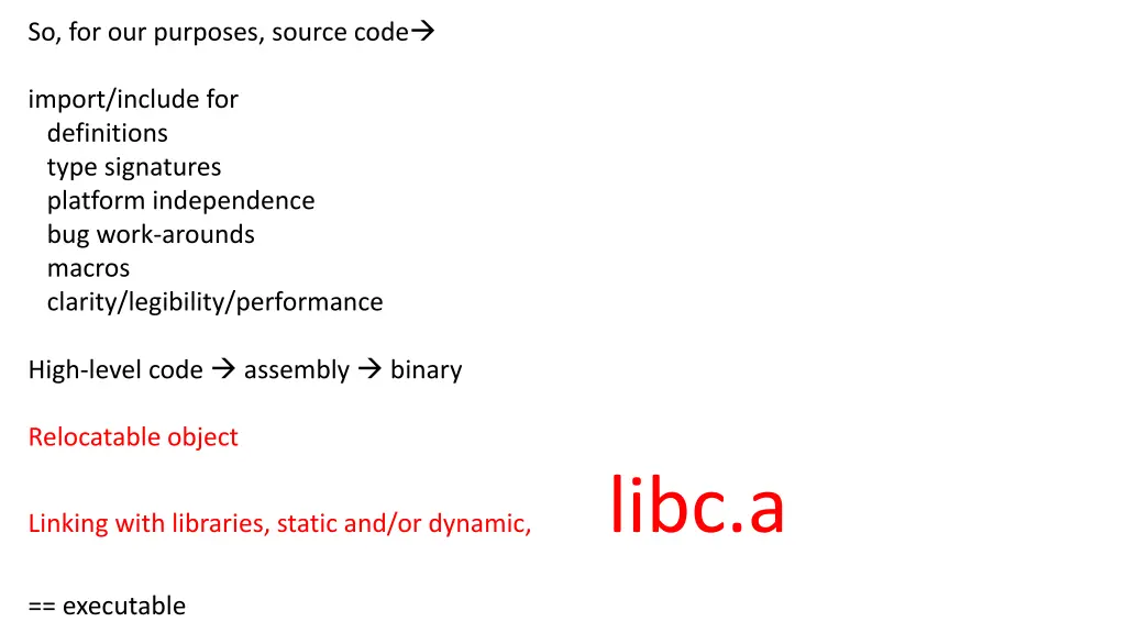 so for our purposes source code