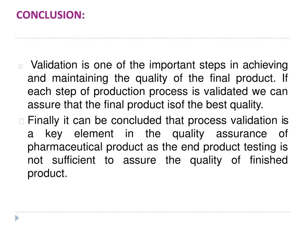 conclusion