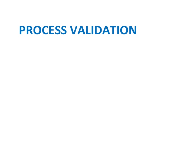 process validation