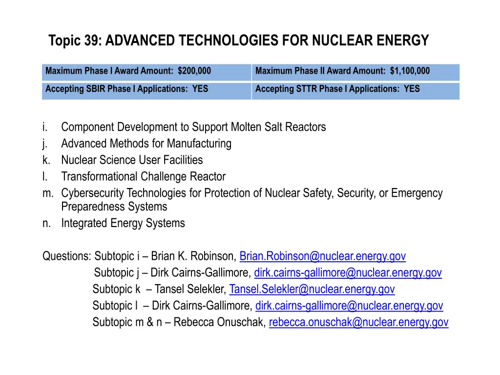 topic 39 advanced technologies for nuclear energy 1