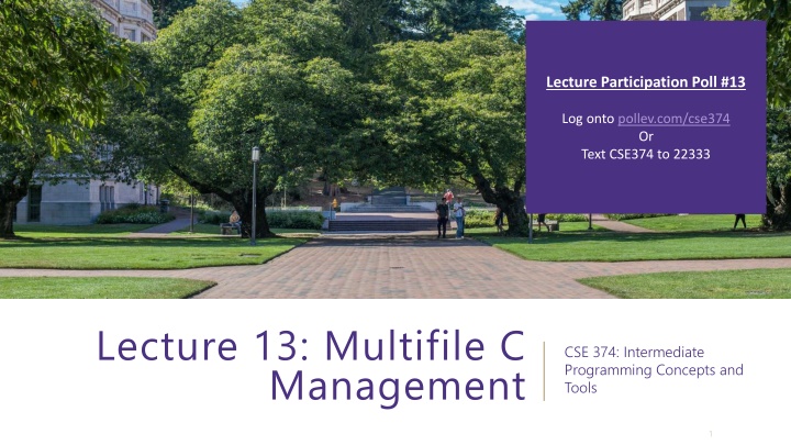 lecture participation poll 13