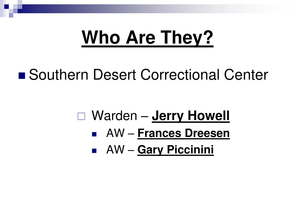 who are they 5