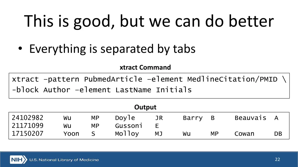 this is good but we can do better