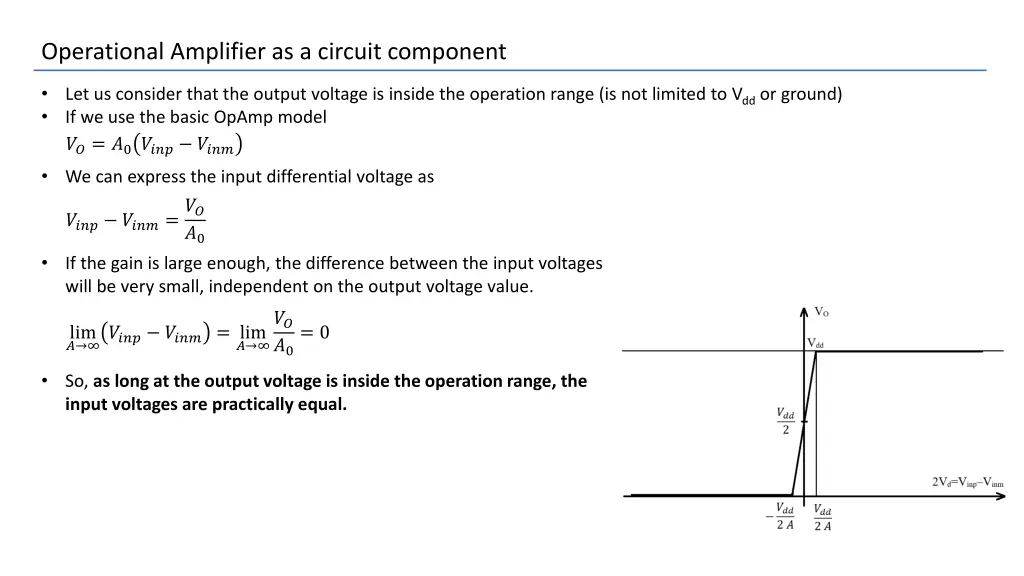 operational amplifier as a circuit component 1