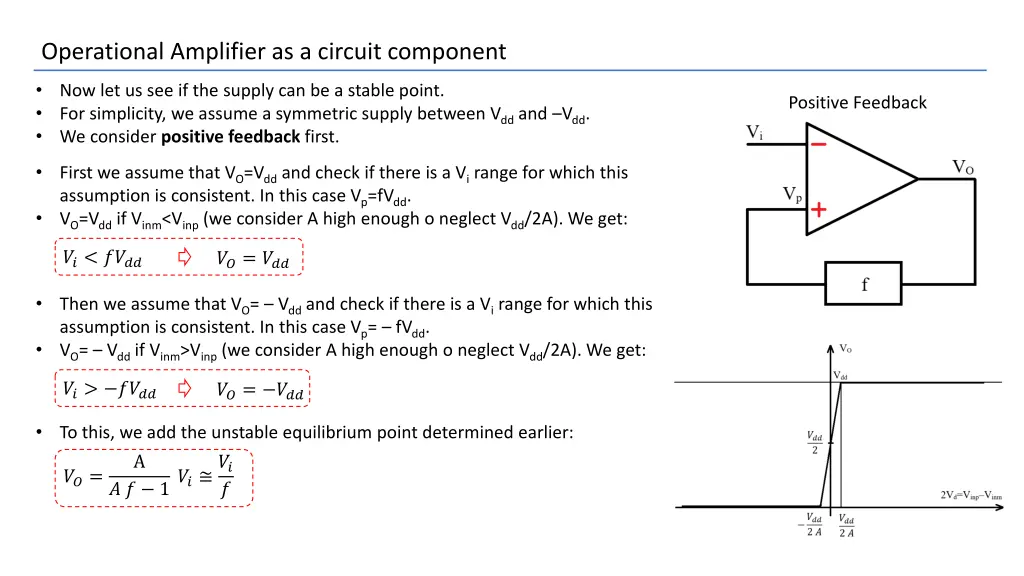 operational amplifier as a circuit component 6