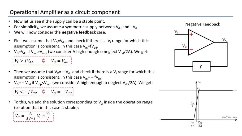 operational amplifier as a circuit component 8