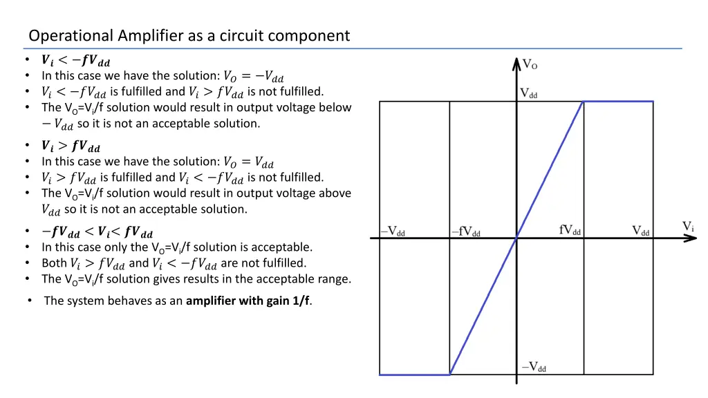 operational amplifier as a circuit component 9