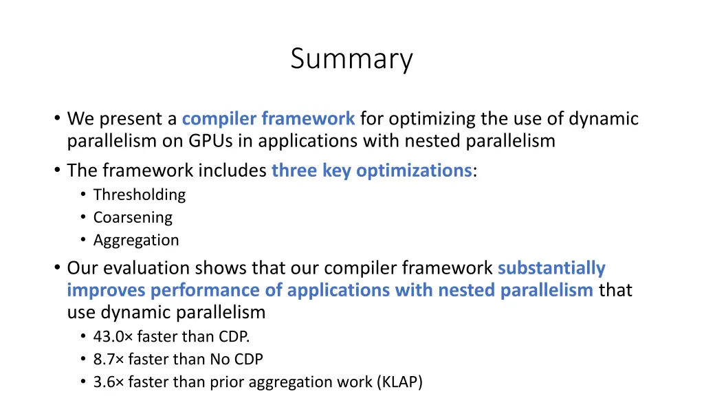 summary