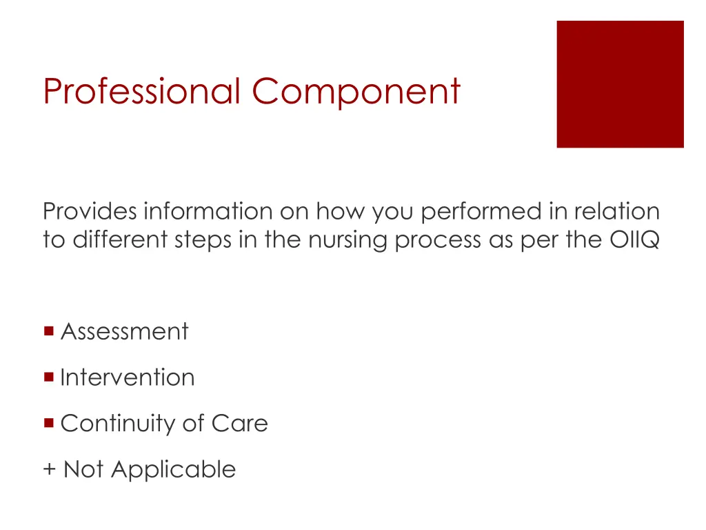 professional component