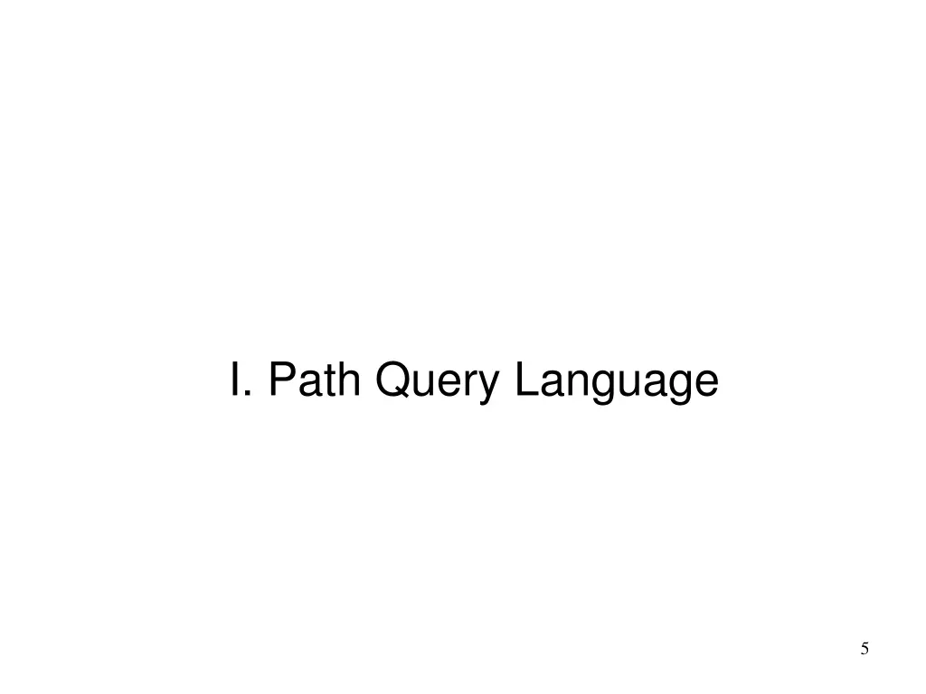 i path query language