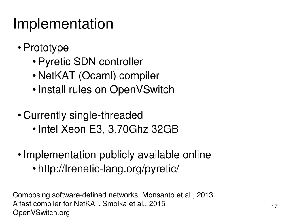 implementation