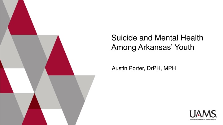 suicide and mental health among arkansas youth