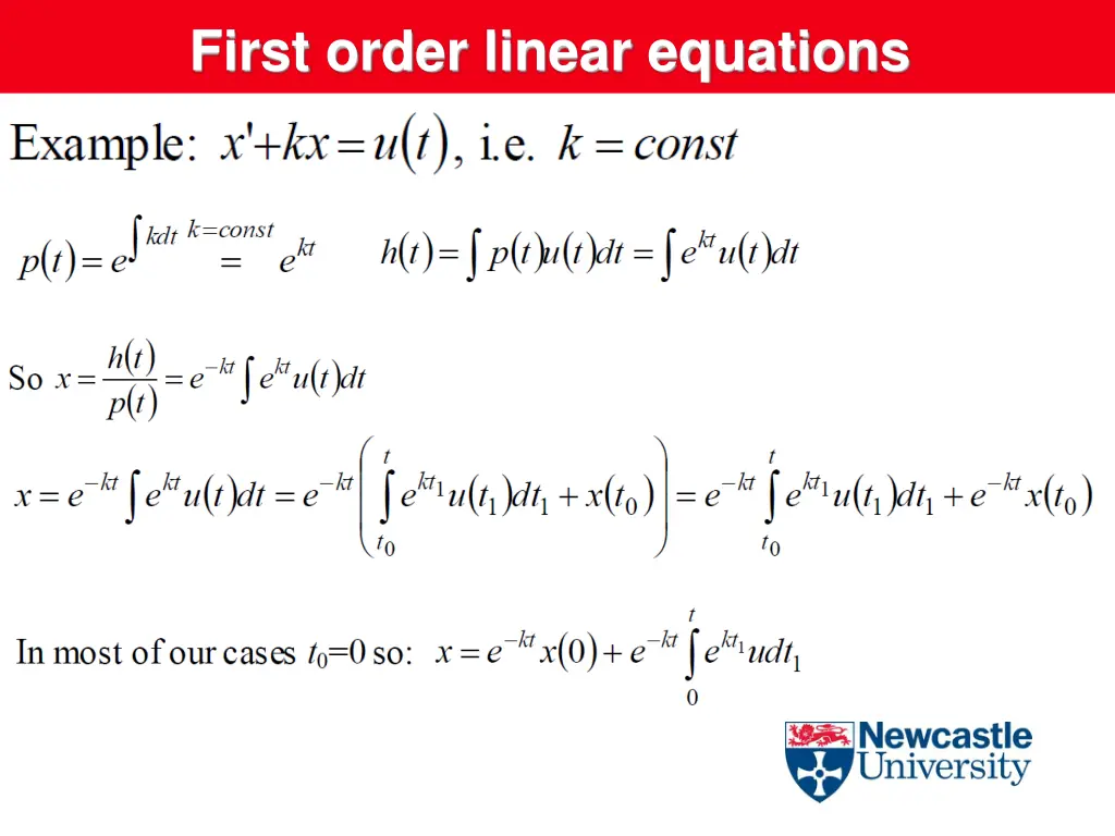 first order linear equations 1