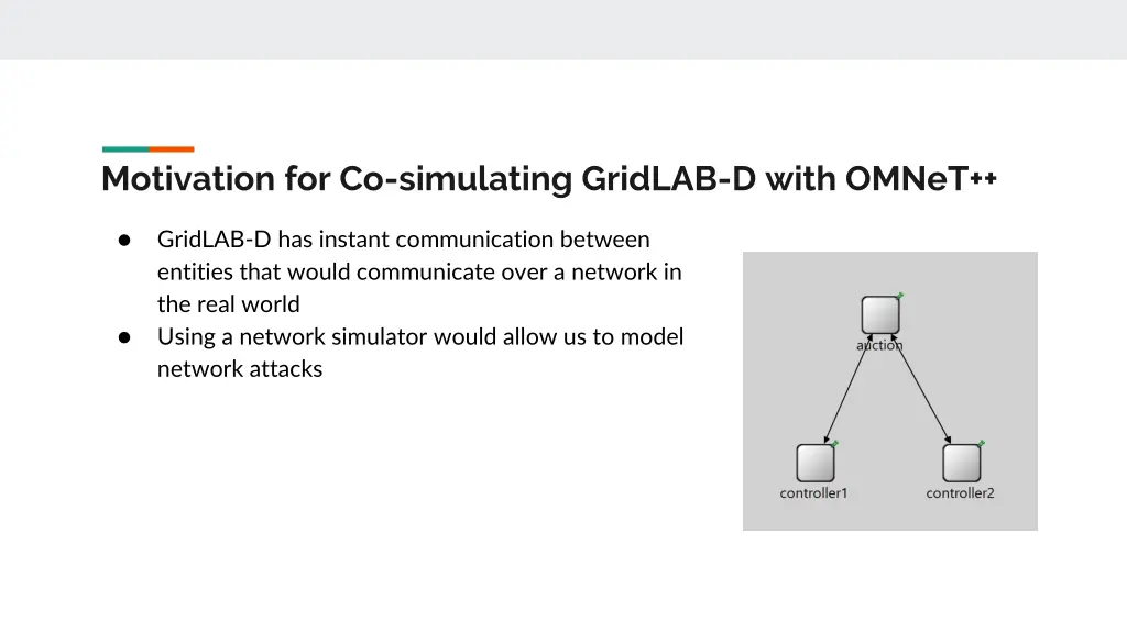 motivation for co simulating gridlab d with omnet